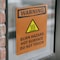 Signmission Hot Surface Sign, 14 in H x 10 in W, Vinyl Decal, Burn Hazard Hot Surface With Symbol OS-2PACK-WS-D-1014-V-13004 - alternate 4